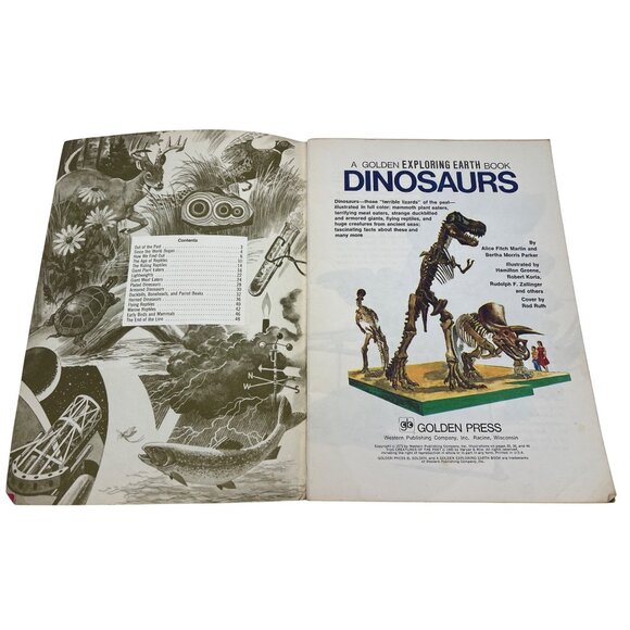 Golden Exploring Earth Books Oceanography Astronomy Dinosaurs 1970s Lot of 3 - Picture 7 of 8